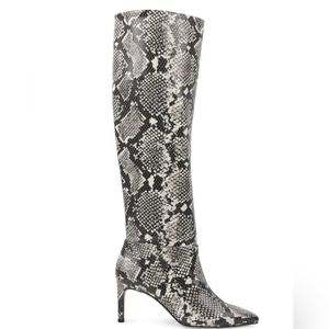 BCBGeneration WC Snakeskin Tall /Slouchy boots.